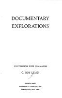 Cover of: Documentary explorations: 15 interviews with film-makers