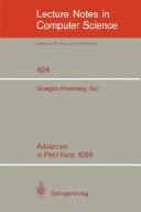 Cover of: Advances in Petri nets.