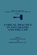 Cover of: Critical Issues in American Psychiatry and the Law (American Lecture Series, No 1047)