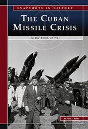 Cover of: The Cuban Missile Crisis: to the brink of war