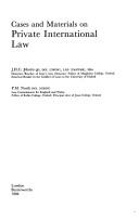 Cases and materials on private international law