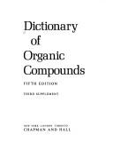 Dictionary of organic compounds. 3rd suppl.