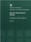 Cover of: Special Educational Needs | Education & Skills Committee
