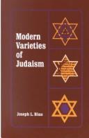 Cover of: Modern Varieties of Judaism by Joseph Leon Blau