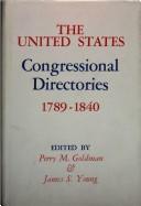 The United States Congressional directories, 1789-1840