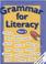 Cover of: Grammar for Literacy
