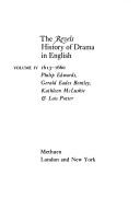 The Revels history of drama in English