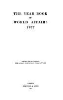 The year book of world affairs. 1977 : [Vol.31]