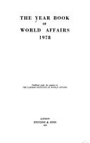 The year book of world affairs. 1978 : [Vol.32]