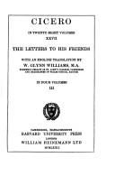 Cover of: The letters to his friends