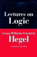 Cover of: Lectures on Logic (Studies in Continental Thought)
