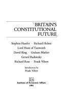 Britain's constitutional future