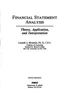 Cover of: Financial Statement Analysis by Leopold A. Bernstein