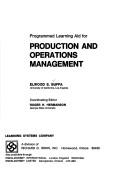 Cover of: Plaid for Production and Operating Management by Elwood Spencer Buffa