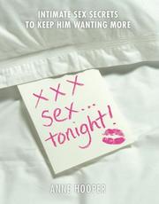 Cover of: XXX Sex . . . Tonight