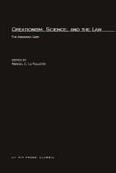 Cover of: Creationism, Science, and the Law: The Arkansas Case