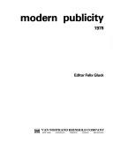 Cover of: Modern Publicity Nineteen Seventy-Eight