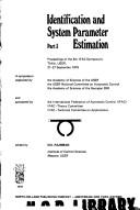 Identification and system parameter estimation : proceedings of the 4th IFAC Symposium, Tbilisi, USSR, 21-27 September, 1976 : a symposium organized by the Academy of Sciences of the USSR, the USSR Na