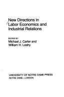 Cover of: New Directions in Labour Economics and Industrial Relations