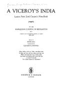 Cover of: A viceroy's India: leaves from Lord Curzon's note-book