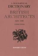 A biographical dictionary of British architects 1600-1840