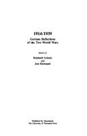 1914/1939 : German reflections of the two world wars