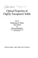 Optical properties of highly transparent solids