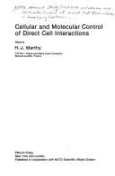 Cover of: Cellular and molecular control of direct cell interactions