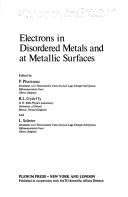 Electrons in disordered metals and at metallic surfaces