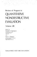 Cover of: Review of Progress in Quantitative Nondestructive Evaluation Volume 2: Parts A and B (Parts a and B)