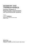 Geometry and thermodynamics : common problems of quasi-crystals, liquid crystals, and incommensurate systems