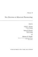 Cover of: Handbook of Psychopharmacology: Volume 19: New Directions in Behavioral Pharmacology