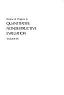 Cover of: Review of Progress in Quantitative Nondestructive EvaluationVolume 6: Parts A and B (Review of Progress in Quantitative Nondestructive Evaluation)