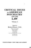 Cover of: Critical Issues in American Psychiatry and the Law