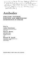 Antibodies : structure, synthesis, function, and immunologic intervention in disease