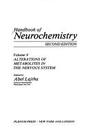 Handbook of neurochemistry