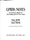 Cover of: Camera Notes: The Official Organ of the Camera Club of New York [3 Volume Set]