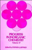 Cover of: Progress in Inorganic Chemistry, Vol. 37
