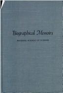 Cover of: Biographical Memoirs: V.51 (<i>Biographical Memoirs:</i> A Series)