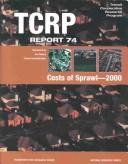 Cover of: Costs of Sprawl 2000: Tcrp Report 74