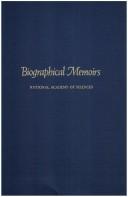 Cover of: National Academy of Sciences Biographical Memoirs, Vol. 57