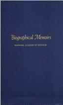 Cover of: Biographical Memoirs: V.67 (<i>Biographical Memoirs:</i> A Series)