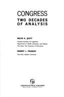 Cover of: Congress: Two Decades of Analysis