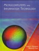 Cover of: Microcomputers and information technology