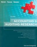 Accounting & auditing research by Thomas R. Weirich, Alan Reinstein