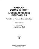African books in print = livres africains disponibles : an index by author, title and subject