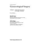 A colour atlas of gynaecological surgery