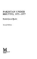 Cover of: Pakistan under Bhutto, 1971-1977
