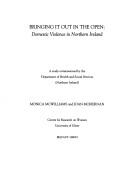 Bringing it out in the open : domestic violence in Northern Ireland : a study commissioned by the Department of Health and Social Services (Northern Ireland)