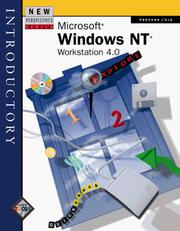 Cover of: New Perspectives on Microsoft Windows NT Workstation 4.0 -- Introductory : by June Jamrich Parsons, Dan Oja